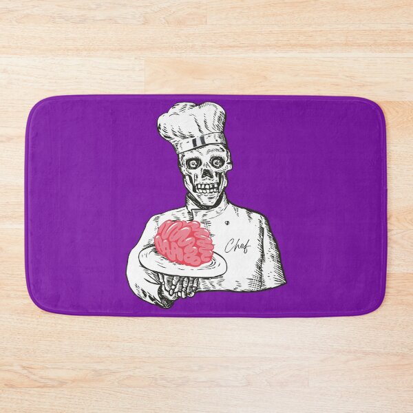 Item preview, Dinner is SERVED - Dead Chef serving brains designed and sold by MyMerch4u.