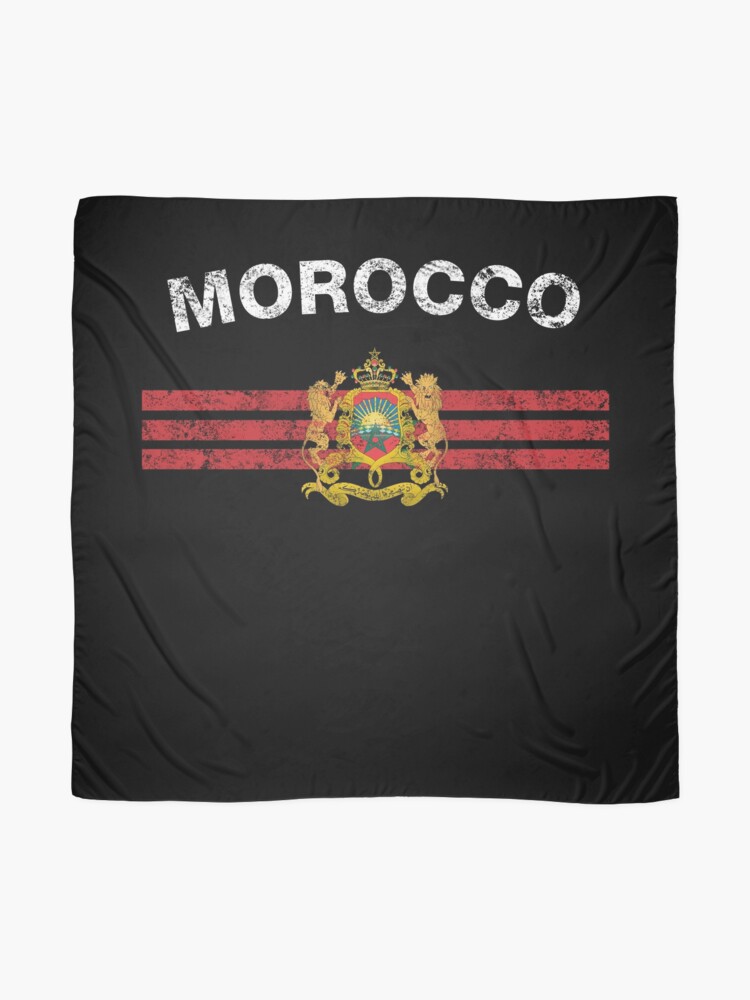 Lightweight Flag Scarf Morocco