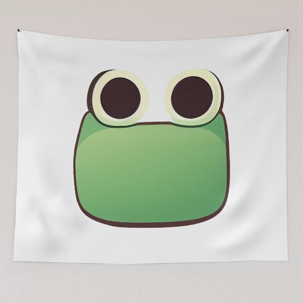 Item preview, Frog Character emoji emoticon  - Created by Artificial Intelligence designed and sold by Created-by-AI.
