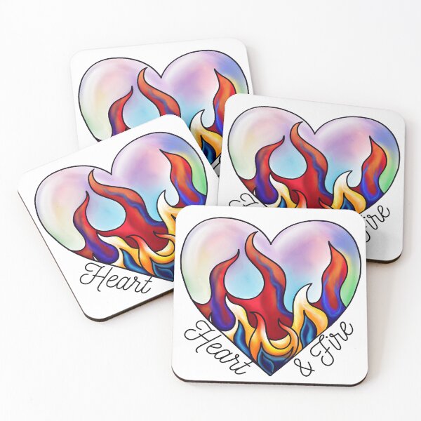 Item preview, Heart & Fire designed and sold by lezell.