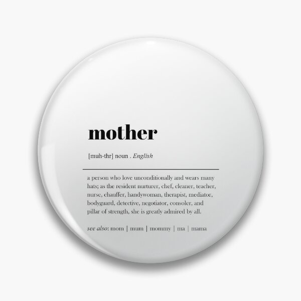 Artikelvorschau, Mutter Definition Bedeutung von Muttergeschenk minimalistisches Muttertagsgeschenk entworfen und verkauft von myArtstock.