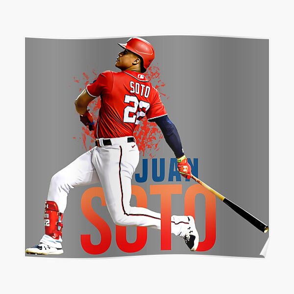 Juan Soto Washington Nationals Poster Print, Baseball Player, Real Player,  Juan Soto Decor, ArtWork, Canvas Art, Posters for Wall SIZE 24''x32