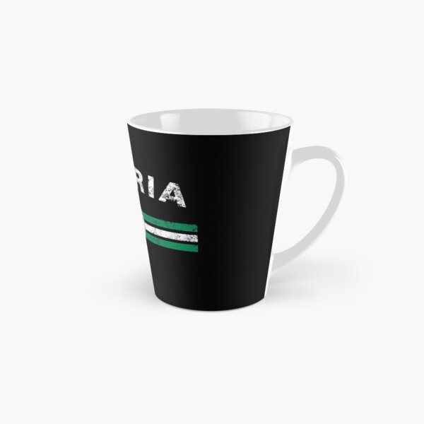 Nigerian Flag Shirt - Nigerian Emblem & Nigeria Flag Shirt Tall Mug