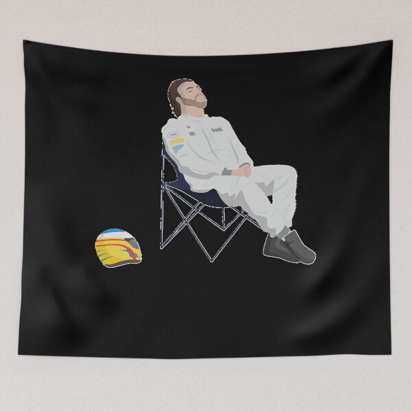 Item preview, Fernando Alonso Deckchair F1 Classic  designed and sold by RickFrauenber.