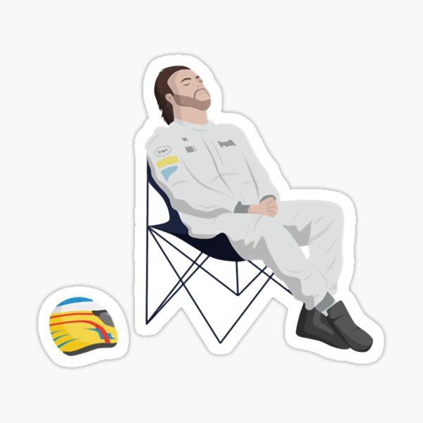 Aperçu de l'œuvre Fernando Alonso Transat F1 Classique créée et vendue par RickFrauenber.