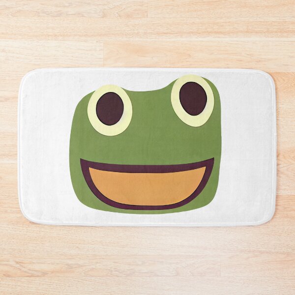 Item preview, Frog Character emoji emoticon  - Created by Artificial Intelligence designed and sold by Created-by-AI.