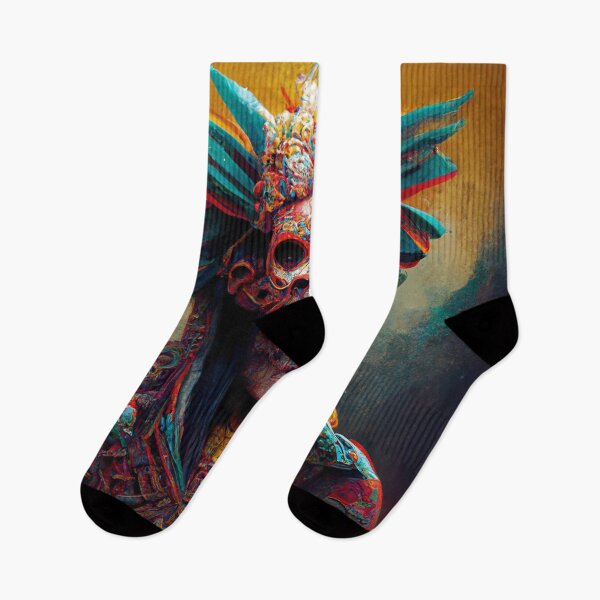 Item preview, Huehuecoyotl, god of old-age, origin, and deception. designed and sold by MexicaVision.