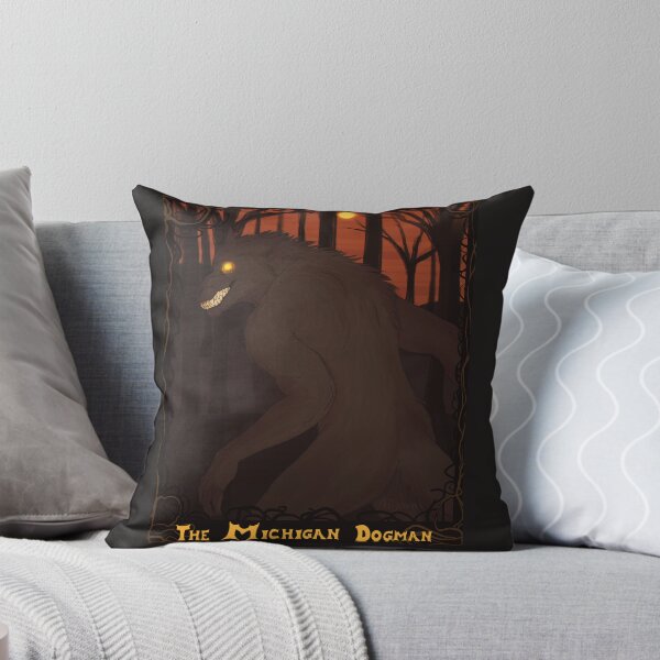 Item preview, The Michigan Dogman - Cryptid Print designed and sold by JoItiks.