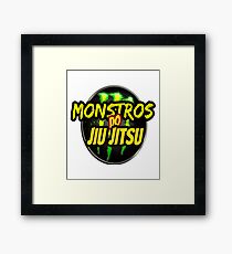 Monstros do Jiu Jitsu Framed Print