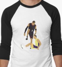Allen Iverson Steps Over Tyronn Lue Men's Baseball Âľ T-Shirt