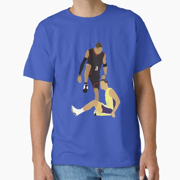 Item preview, Allen Iverson Steps Over Tyronn Lue  designed and sold by RatTrapTees.