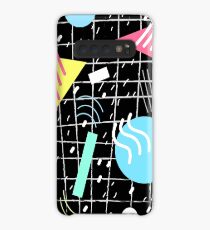 Memphis Style Vibes (Dark) Case/Skin for Samsung Galaxy