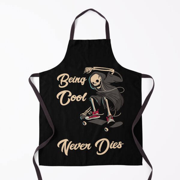 Item preview, Being Cool Never Dies, Skulls and Skateboards designed and sold by Monique Prince.