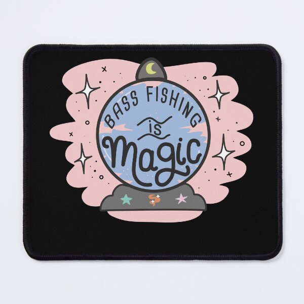Item preview, Bass Fishing Is Magic ✨ designed and sold by orlumbuspirate.