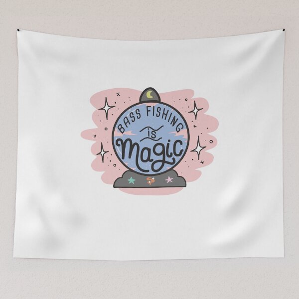 Item preview, Bass Fishing Is Magic ✨ designed and sold by orlumbuspirate.