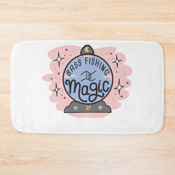 Item preview, Bass Fishing Is Magic ✨ designed and sold by orlumbuspirate.