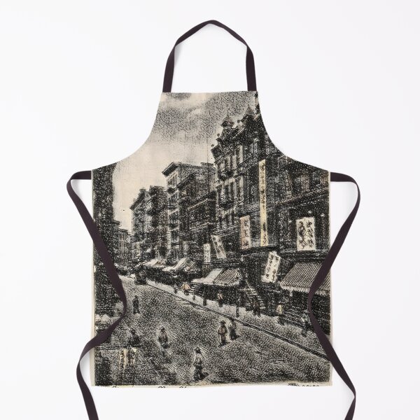 Item preview, Vintage Chinatown, New York Sketch designed and sold by freshWaterCo.