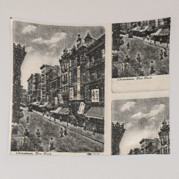 Item preview, Vintage Chinatown, New York Sketch  designed and sold by freshWaterCo.