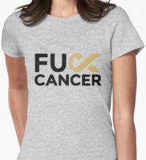 Fuck Cancer Campaign Women's Fitted T-Shirt