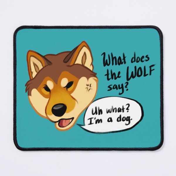 Item preview, What does the Wolf say? Shikoku Ken  designed and sold by bawk.
