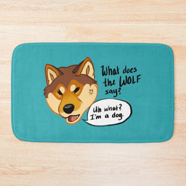 Item preview, What does the Wolf say? Shikoku Ken  designed and sold by bawk.