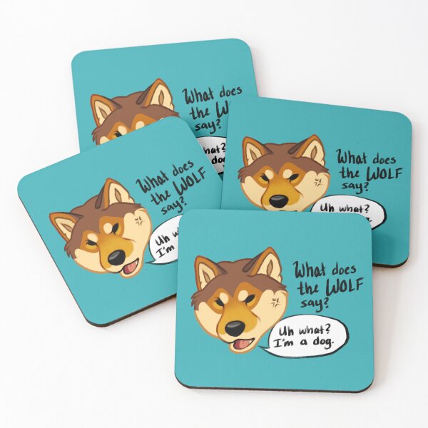 Item preview, What does the Wolf say? Shikoku Ken  designed and sold by bawk.