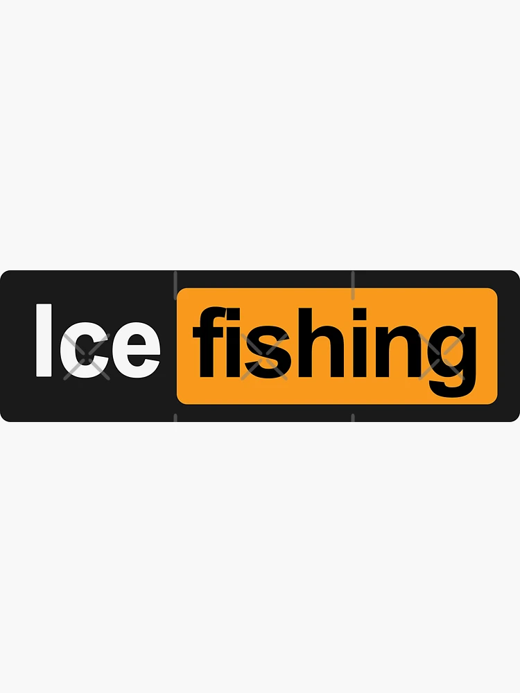 Ice Fishing Sticker for Sale by orlumbuspirate