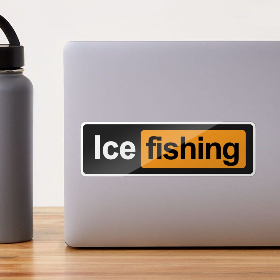 Ice Fishing Sticker for Sale by orlumbuspirate
