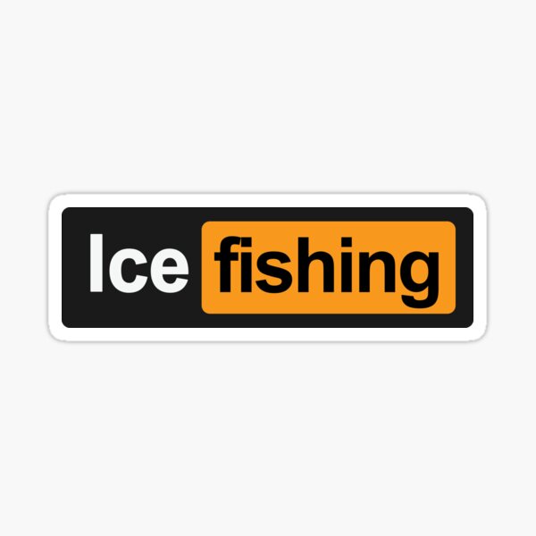 Ice Fishing Vinyl Decal, Lake Ice Fishing Vinyl Decal, Ice Fishing Rod Ice  Auger Home/laptop/computer/truck/car Bumper Sticker Decal -  Canada