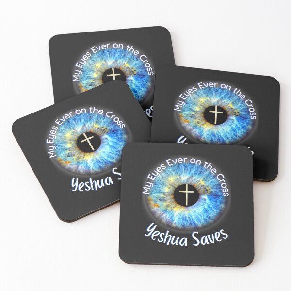 Item preview, Eyes on the Cross Yeshua Saves designed and sold by Tripp Art Studio.