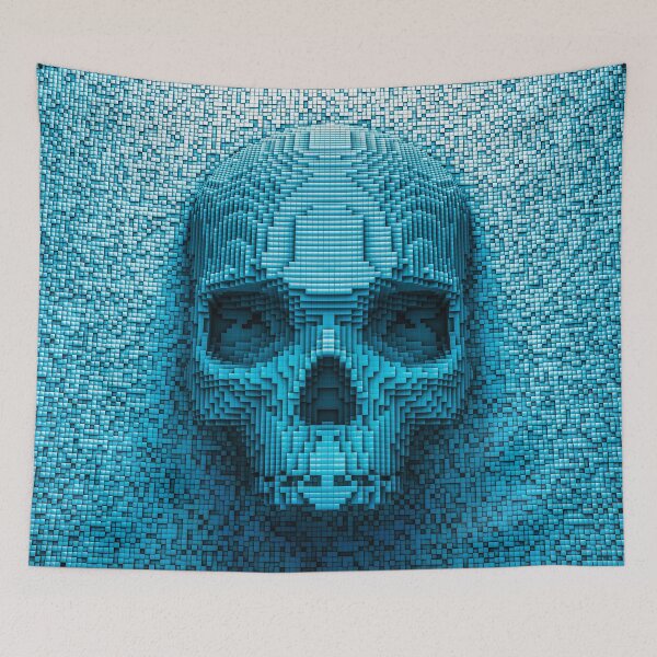 Item preview, Pixel skull designed and sold by GrandeDuc.