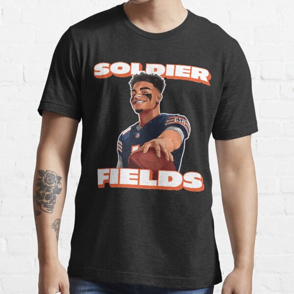 Soldier Fields, Justin Fields, Chicago Bears Essential T-Shirt