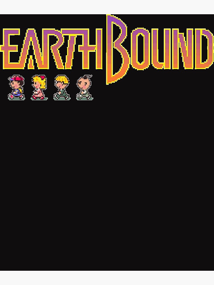 "EARTHBOUND LOGO" Poster for Sale by DavidFulk Redbubble