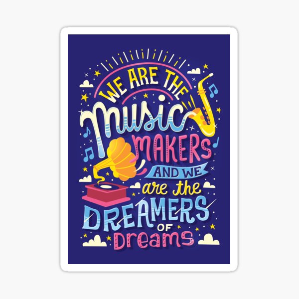 Item preview, Music Makers and Dreamers designed and sold by Risa Rodil.