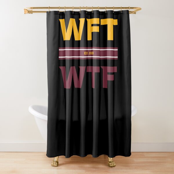 Washington Commanders Personalized Jersey Shower Curtains - Custom Gifts  with Any Name and Number - Gifts From The Heart At Prices You'll Love