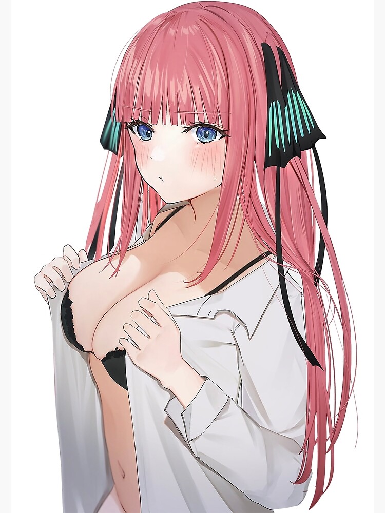 Hot Boobs Waifu Nino Nakano The Quintessential Quintuplets Ecchi Art Print For Sale By 0440