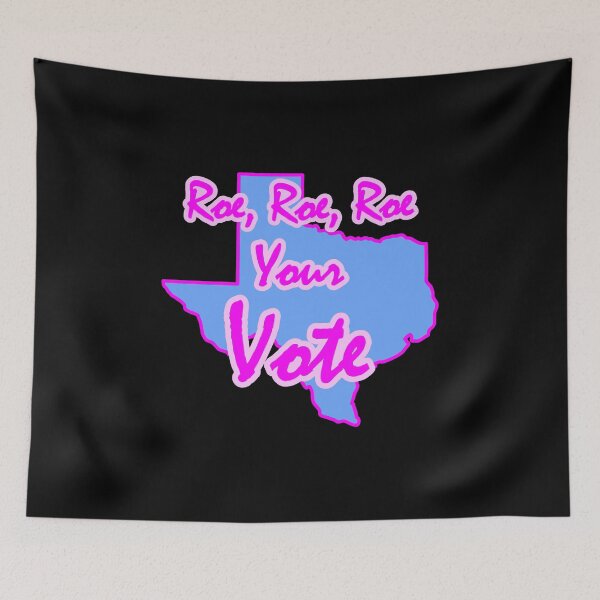 Item preview, Roe, Roe, Roe Your Vote Texas Pink and Blue designed and sold by artfulnotebook.