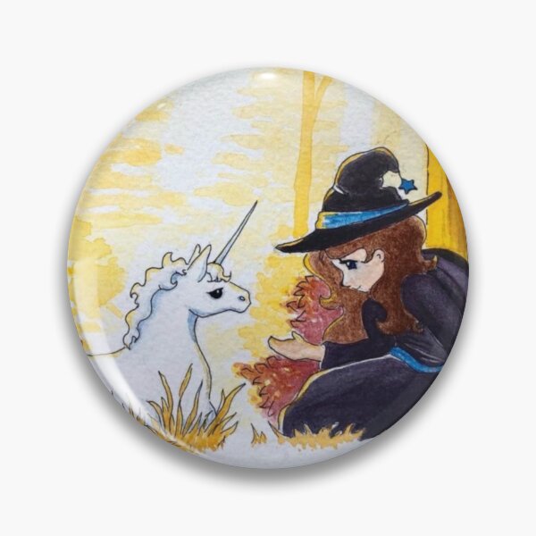 Item preview, Little Witch and a Unicorn  designed and sold by WaterRaven.