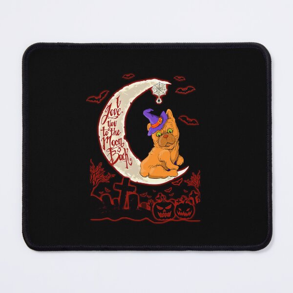 Item preview, Witch Dog I Love You To The Moon And Back Halloween designed and sold by rahejadokken8.