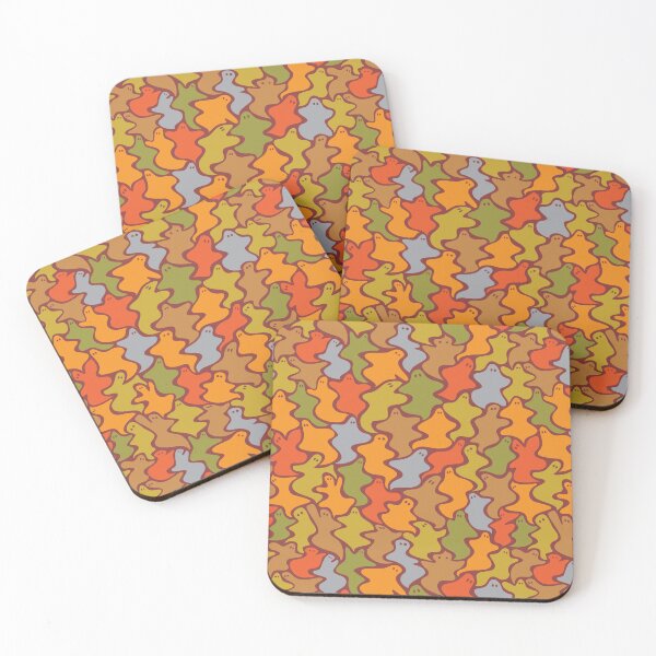 Item preview, Ghosts Pattern Autumn Colors designed and sold by Etienne Ranc.