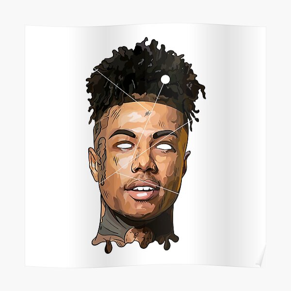 "Blueface" Poster for Sale by singobarong6 Redbubble