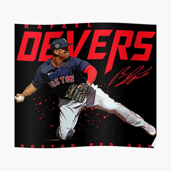 Rafael Devers Baseball Poster for Sale by GlenRayguk