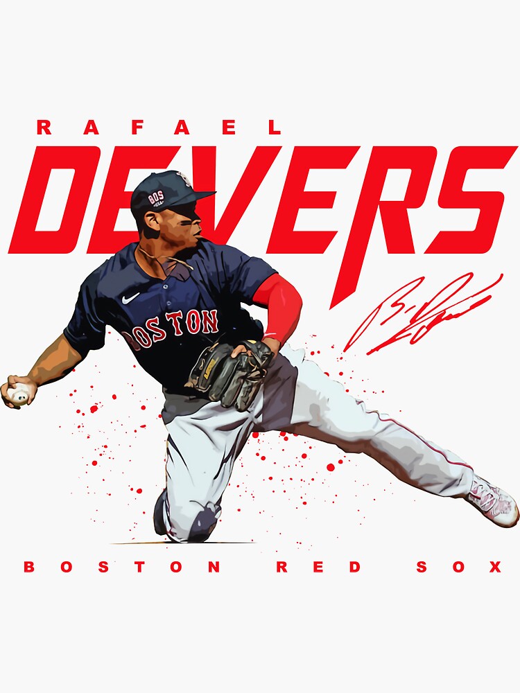 Rafael Devers  Sticker for Sale by athleteart20