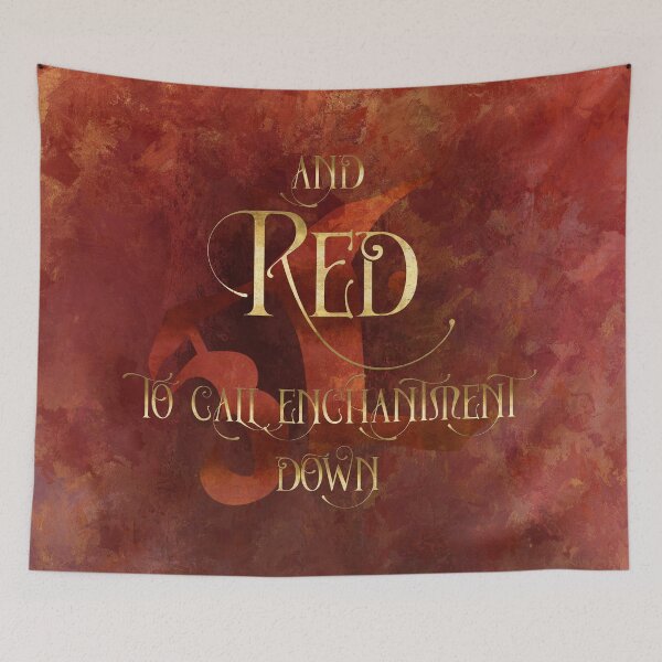 Item preview, And RED to call enchantment down. Shadowhunter Children's Rhyme designed and sold by literarylifeco.