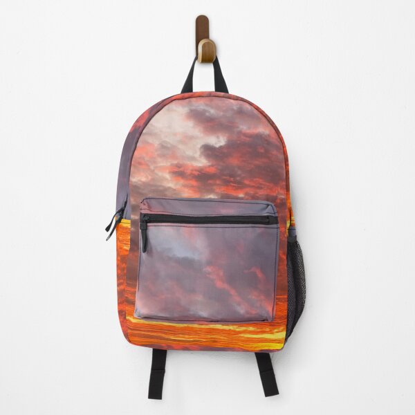 Item preview, Stunning orange cloudy sunset designed and sold by MiaoMiaoYu.