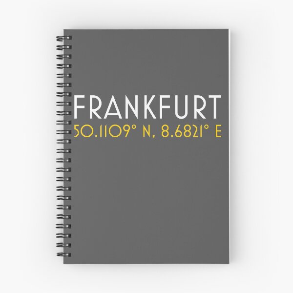 Item preview, Frankfurt coordinates designed and sold by bumblethebee.