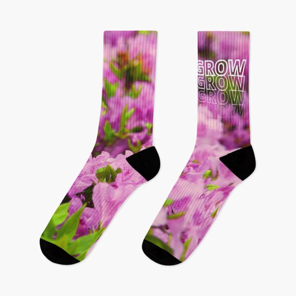 Item preview, GROW (above) - Whimsical Vibrant Violet Field of Flowers designed and sold by AliceSLee.