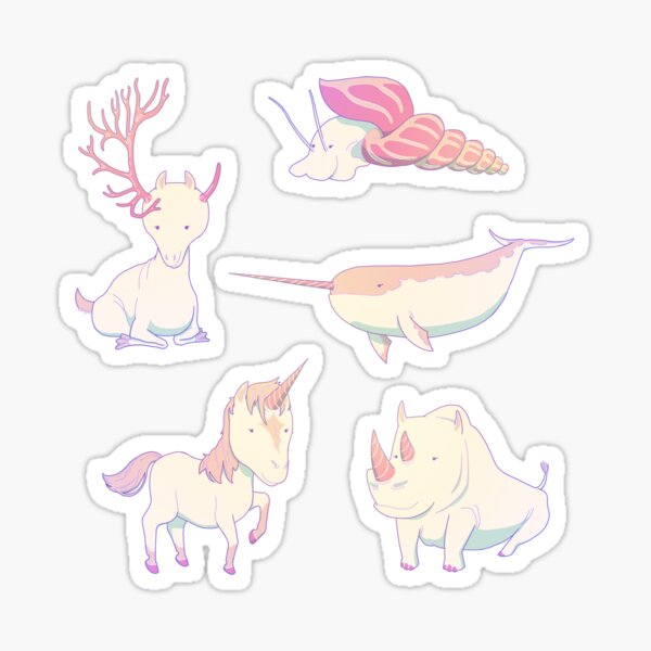unicorn varieties Sticker