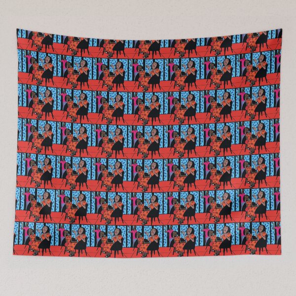Item preview, Celebrate the Laughter with Friends - Cubist Inspired Artwork designed and sold by Art of Laughter.