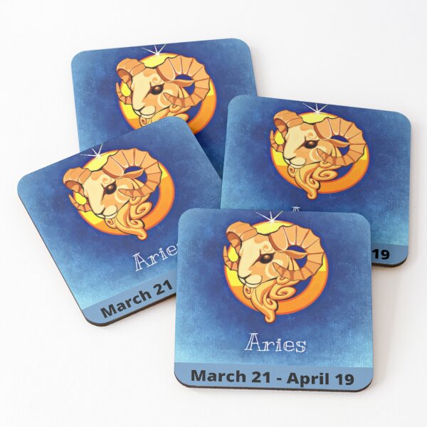 Item preview, aries march birthday zodiac horoscope designed and sold by LGMmugsdesign.
